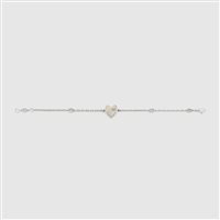 Bracelet Gucci Femme Gucci Heart in Argent YBA645546003017 - YBA645546003017